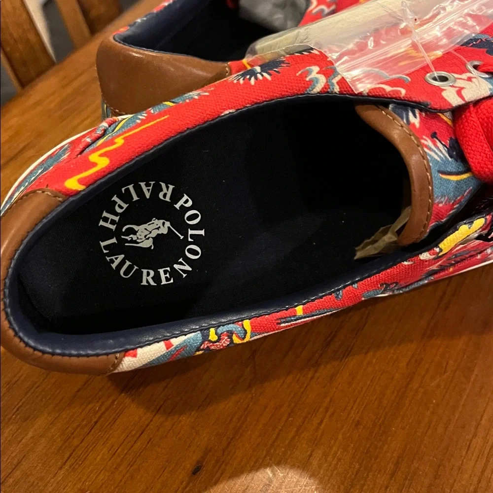 Polo Ralph Lauren Thornton III Shoes Sneakers Aloha Hawaii Surf new Mens Size 12